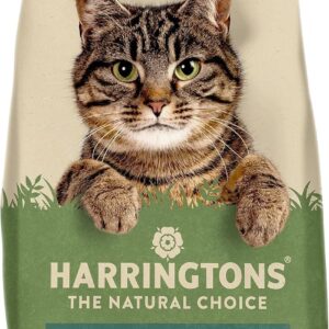 harringtons complete dry adult cat food salmon 2kg (pack of 4) tasty natural goodness