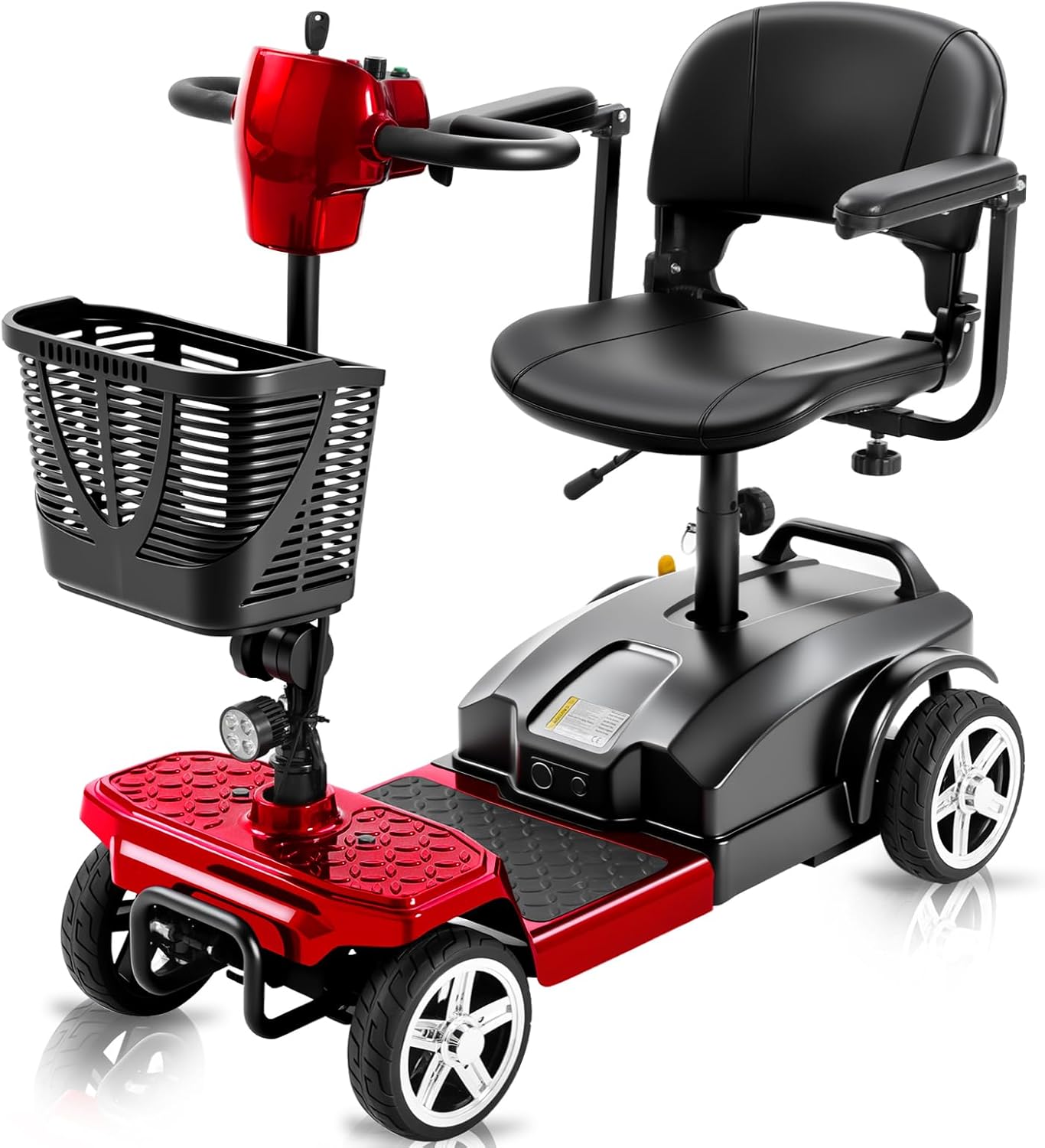 4 wheel mobility scooter for adults & seniors, 15–30 mile range, 350w, removable battery, compact 4 wheel mobility scooter for adults & seniors, 15–30 mile range, 350w, removable battery, compact