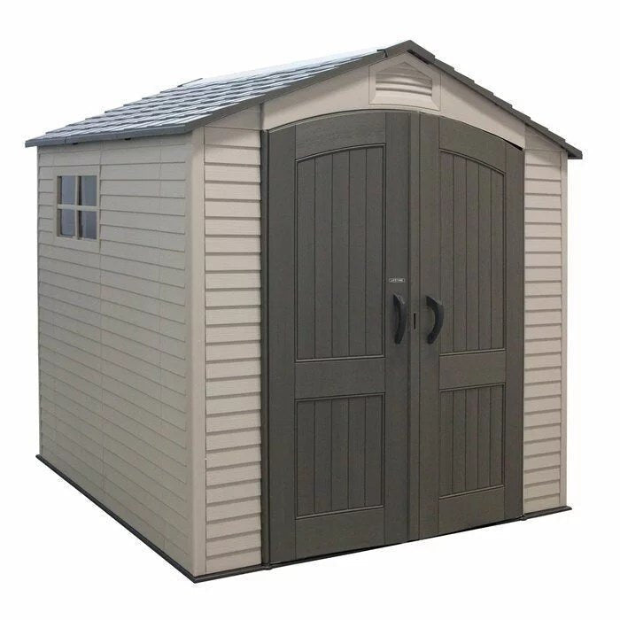 7 ft. w x 7 ft. d plastic storage shed lifetime 7 ft. w x 7 ft. d plastic storage shed lifetime