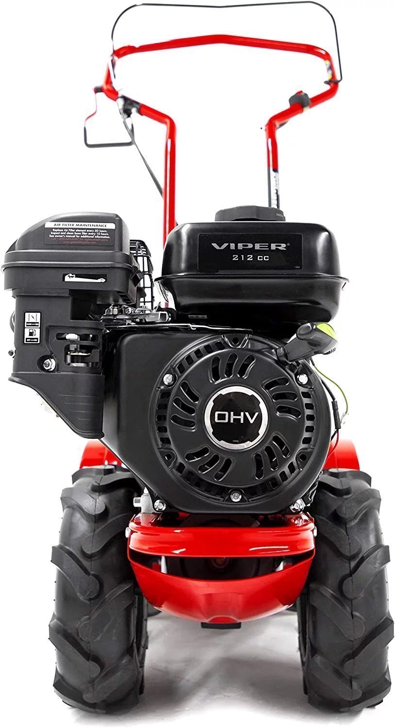 earthquake 33970 victor rear tine tiller, powerful 212cc 4 cycle vipe engine