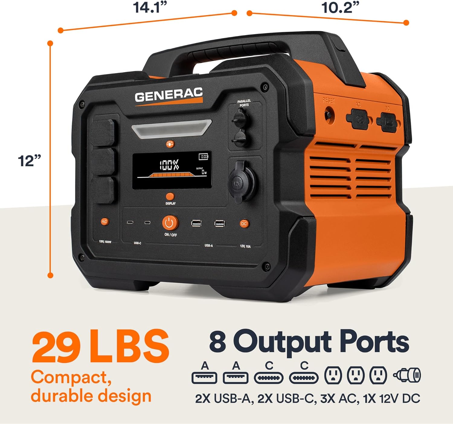 generac 2106wh portable power station with lithium ion battery – clean, emission generac 2106wh portable power station with lithium ion battery – clean, emission