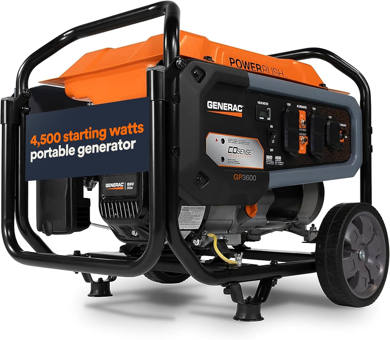 generac 8,125 starting watt portable gas generator – includes extension cord 81M1WXbQIRL._AC_SL1500