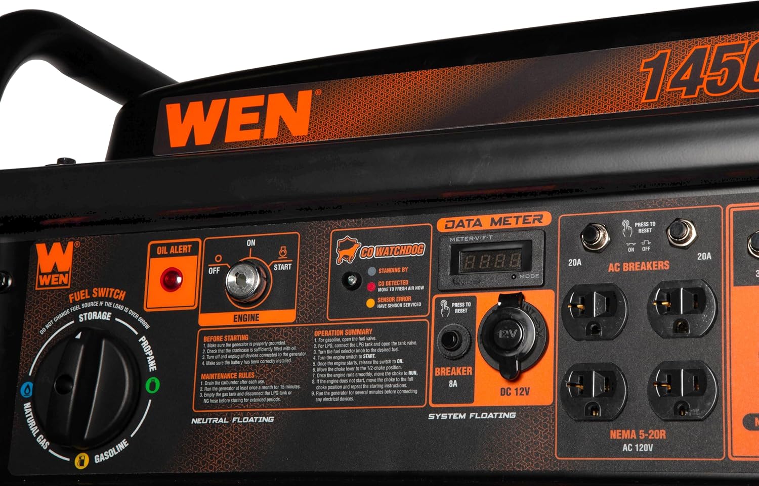 wen 14,500 watt 120v/240v tri fuel generator for gas, propane, and natural gas wen 14,500 watt 120v/240v tri fuel generator for gas, propane, and natural gas