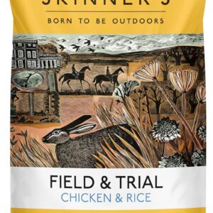 skinner’s field & trial chicken & rice – complete dry adult dog food, sensitive, gentle digestion, 15kg