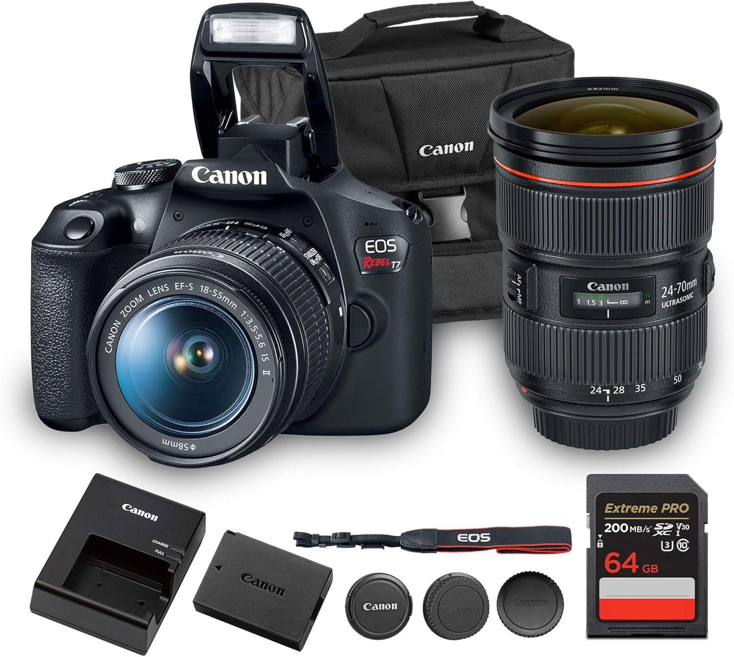 canon eos rebel t7 dslr camera with 18 55mm & 75 300mm lens kit 81fB7mkBuzL._AC_SL1500