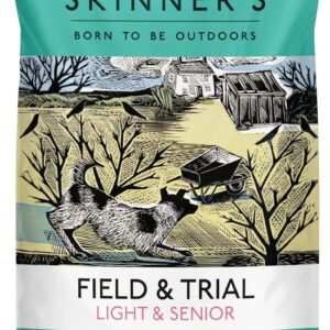 skinner’s field & trial light & senior – complete dry dog food, ideal for older, overweight or less active dogs, 15kg