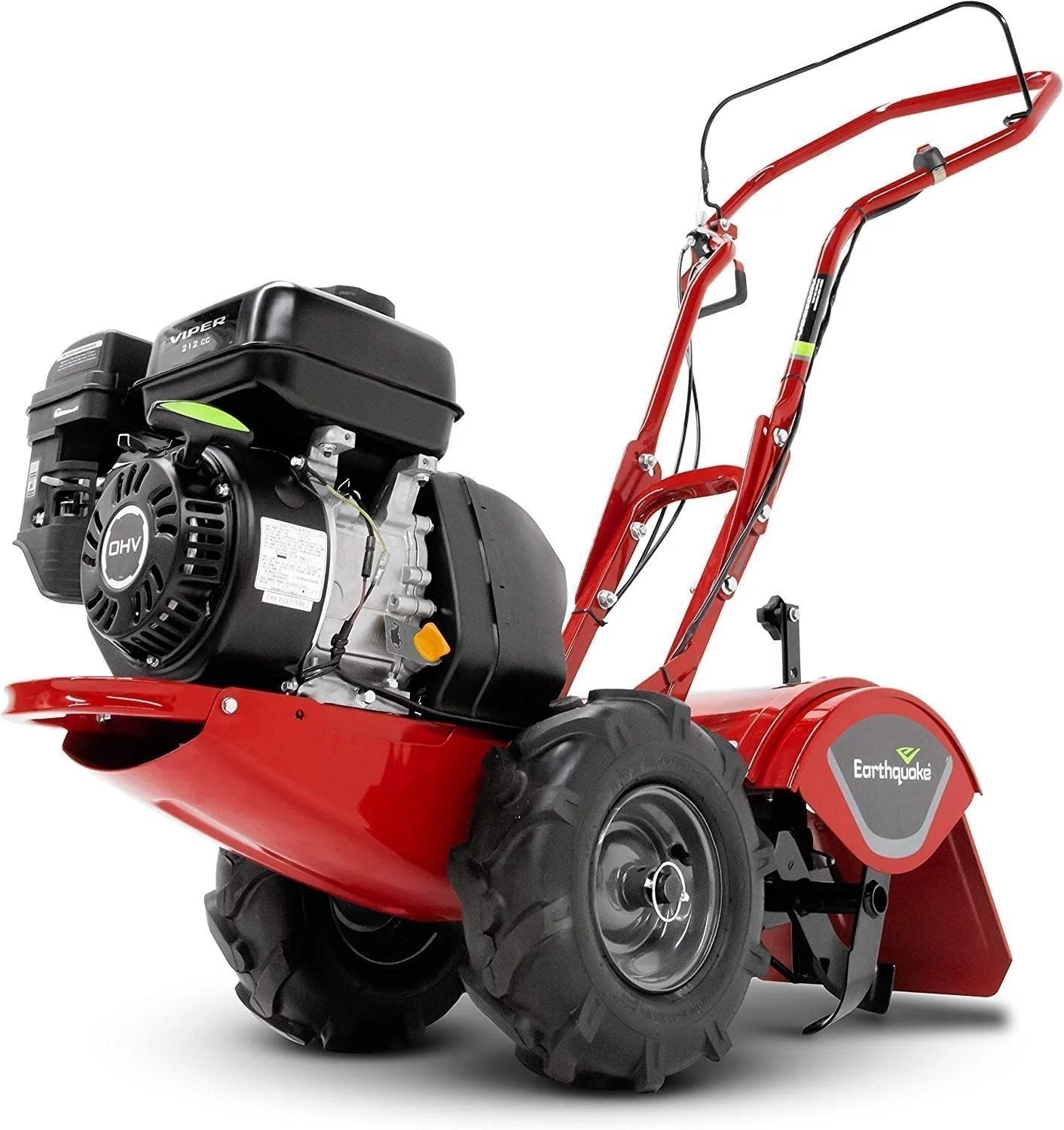 earthquake 33970 victor rear tine tiller, powerful 212cc 4 cycle vipe engine