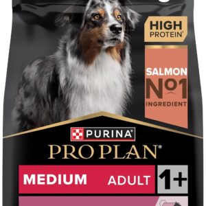 pro plan medium sensitive skin adult 1+ dry dog food salmon 14kg pack