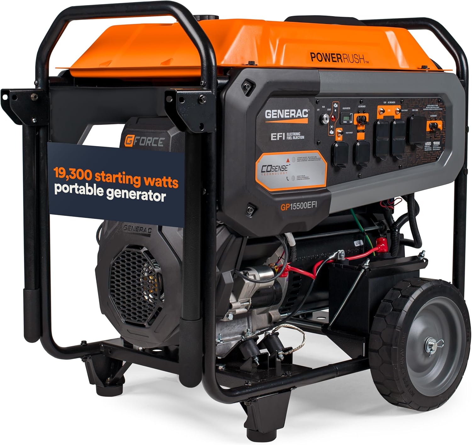 generac 8,125 starting watt portable gas generator – includes extension cord 81ssTM9Sx5L._AC_SL1500