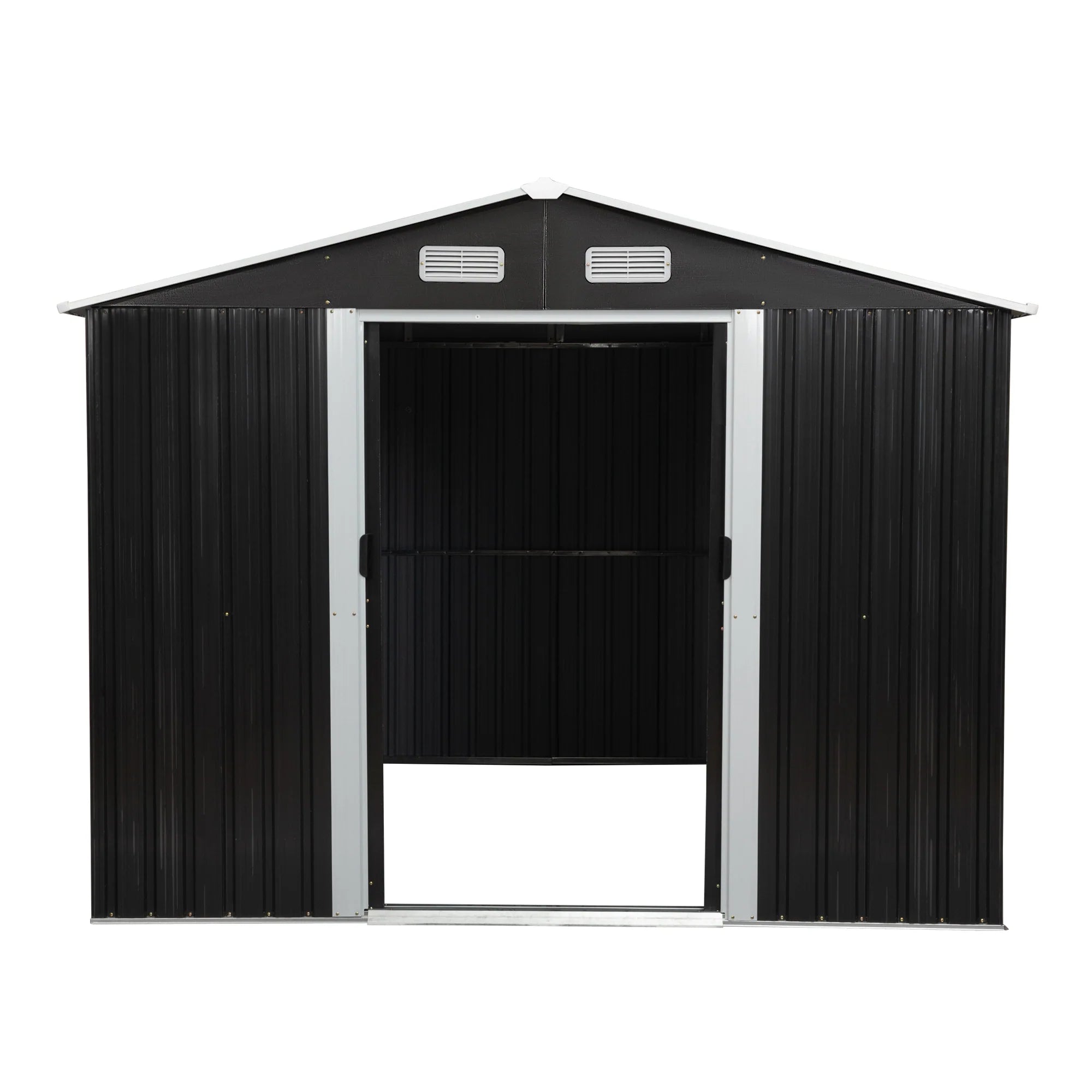 8′ x 10′ tool storage shed charcoal black 8′ x 10′ tool storage shed charcoal black