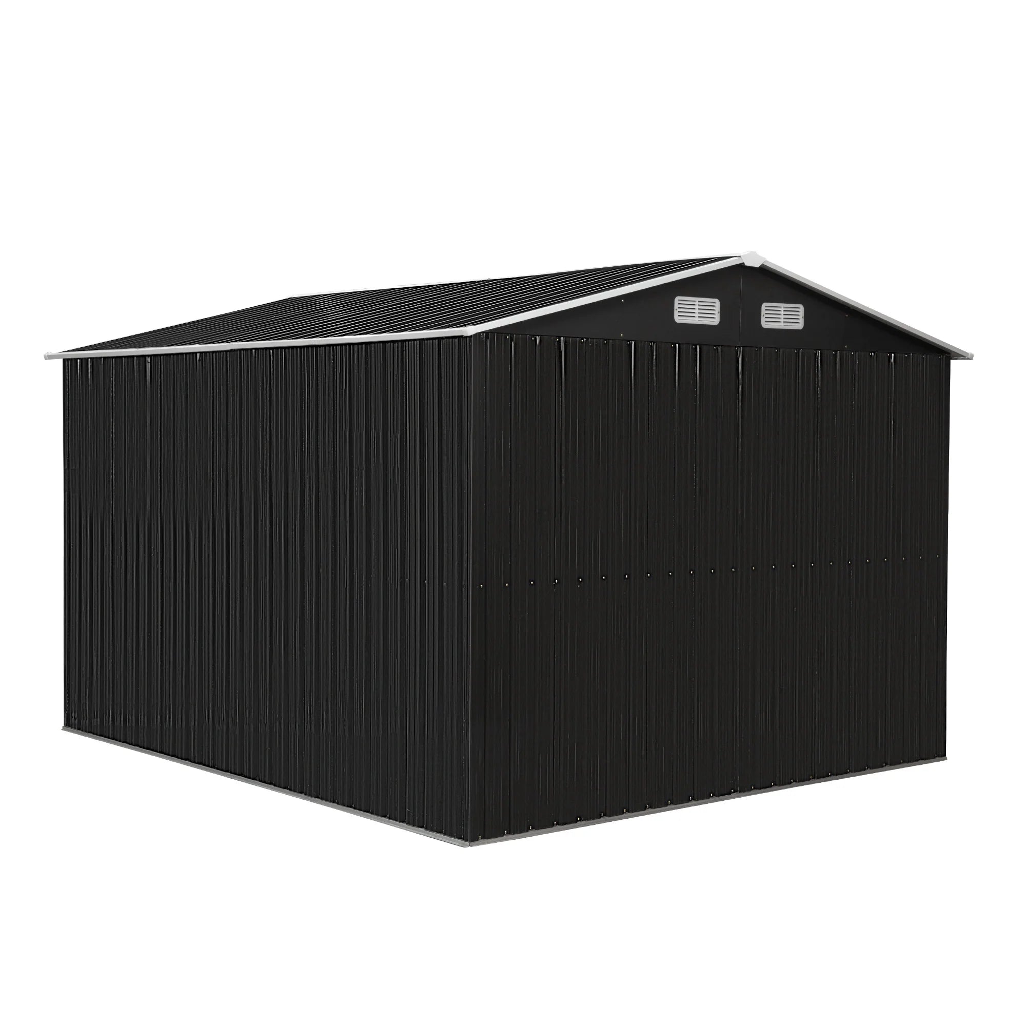 8′ x 10′ tool storage shed charcoal black 8′ x 10′ tool storage shed charcoal black