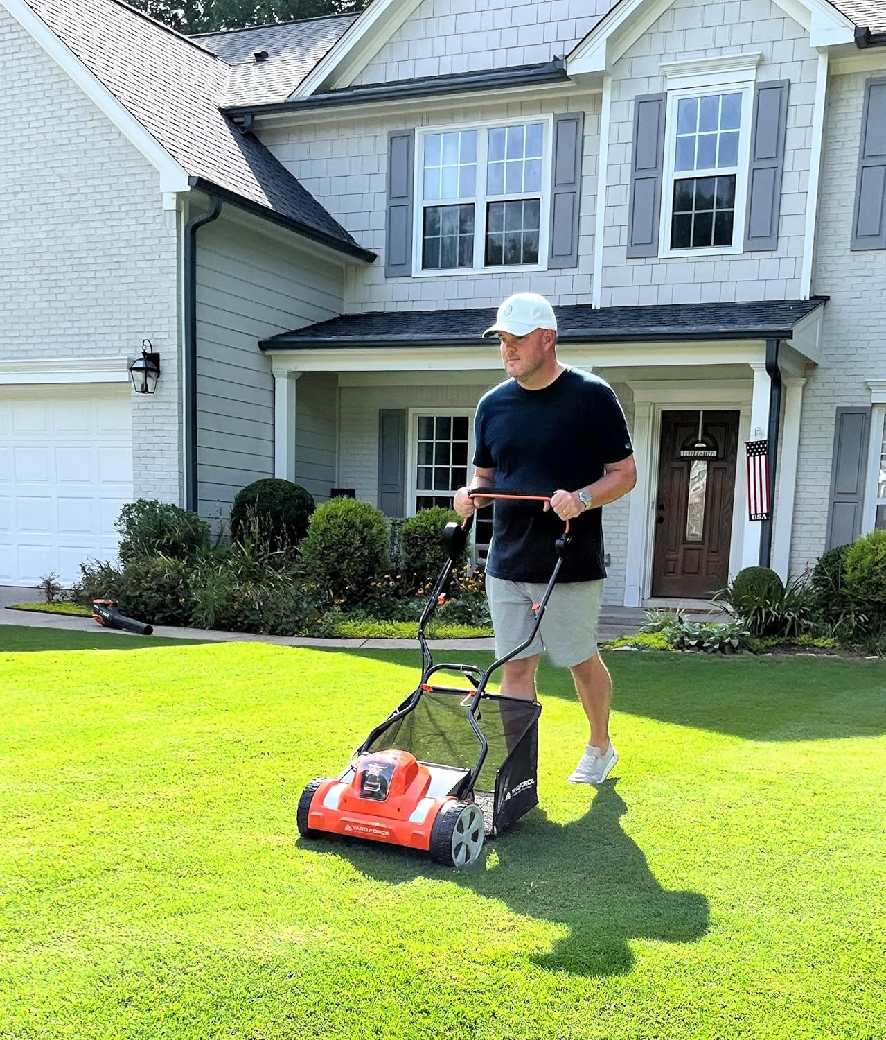 yard force yf20vrx cordless reel mower 20v lithium ion 15″ cutting width new yard force yf20vrx cordless reel mower 20v lithium ion 15″ cutting width new