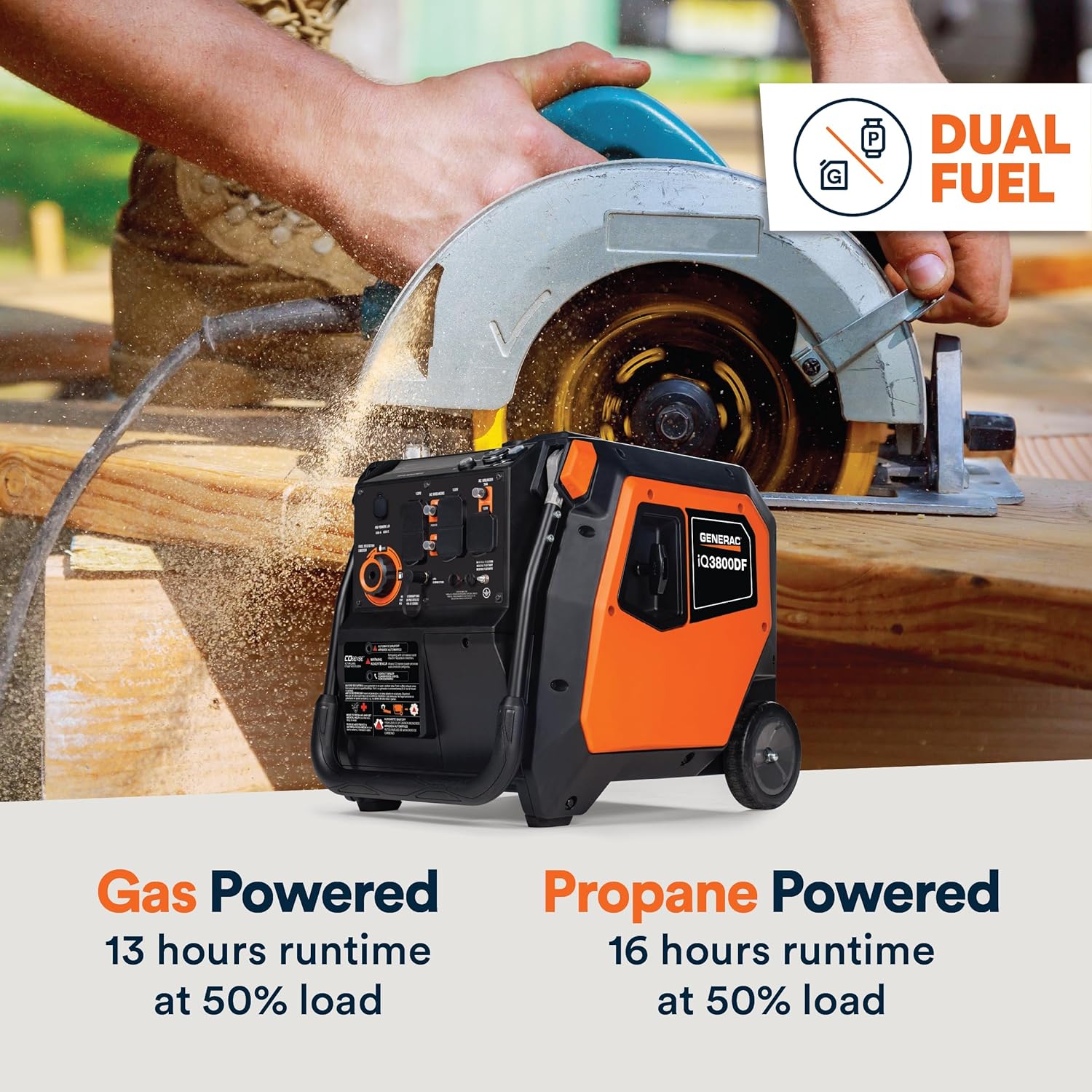 generac 3,300 watt gas powered portable inverter generator – lightweight and compact generac 3,300 watt gas powered portable inverter generator – lightweight and compact