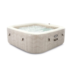 94in x 94in x 28in inflatable purespa chevron deluxe set
