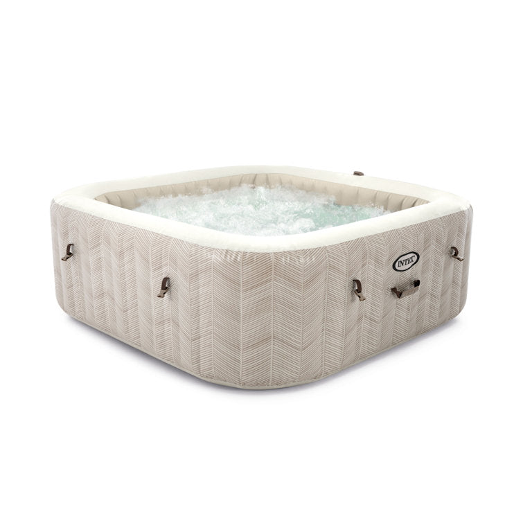 94in x 94in x 28in inflatable purespa chevron deluxe set 94in x 94in x 28in inflatable purespa chevron deluxe set