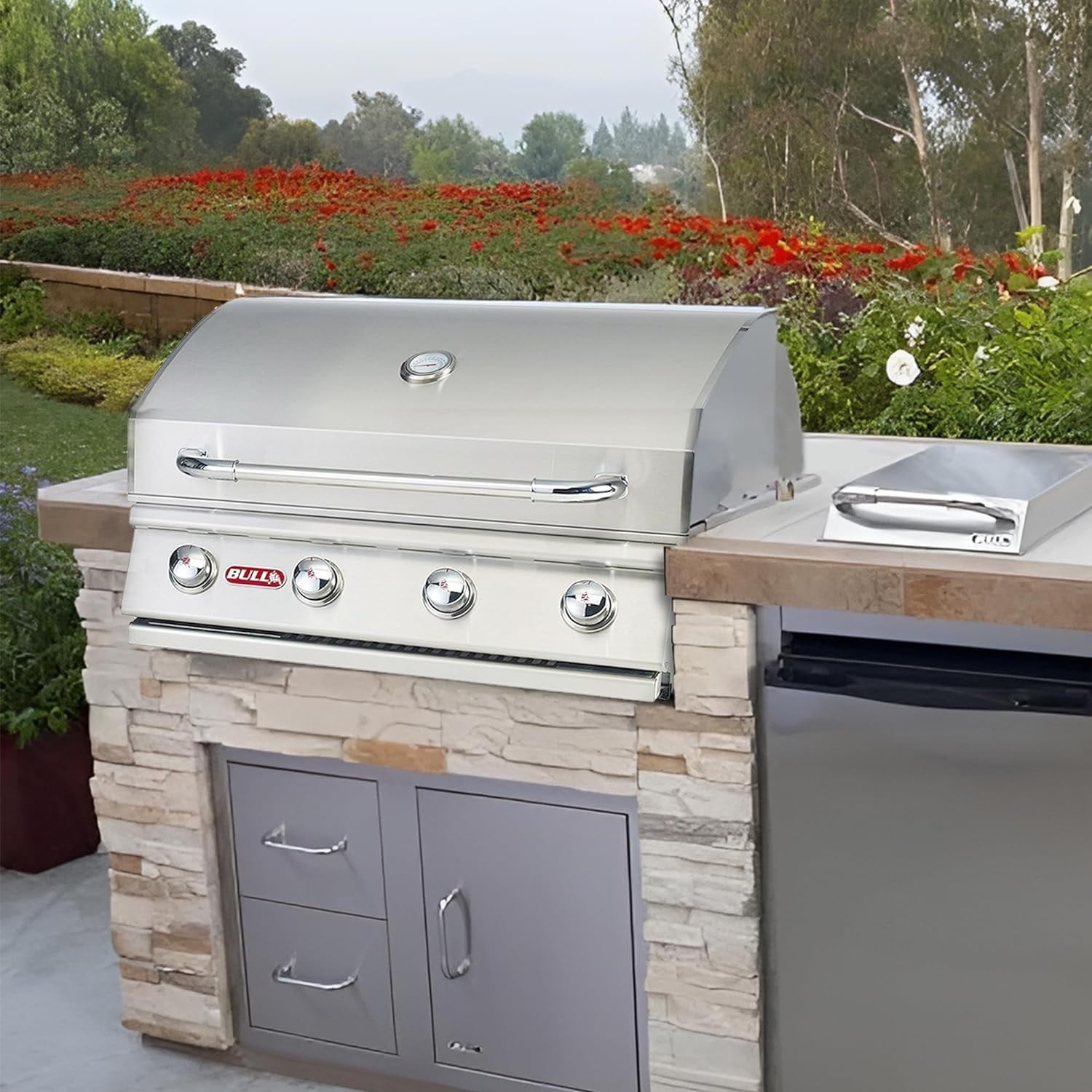 bull 30″ lonestar select stainless steel drop in grill
