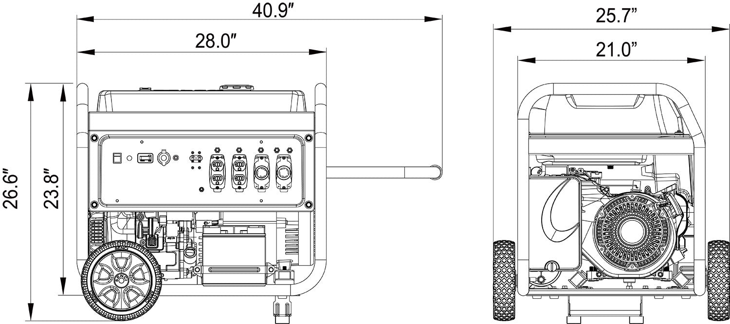 ap10000e – 10000 watt portable generator ap10000e – 10000 watt portable generator