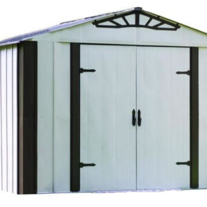 arrow 10×8 designer series steel shed kit