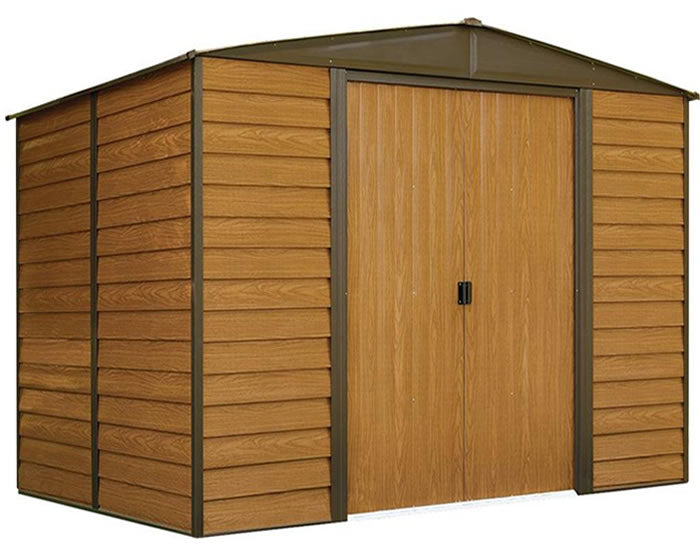 arrow 10×8 woodridge metal storage shed kit arrow 10×8 woodridge metal storage shed kit