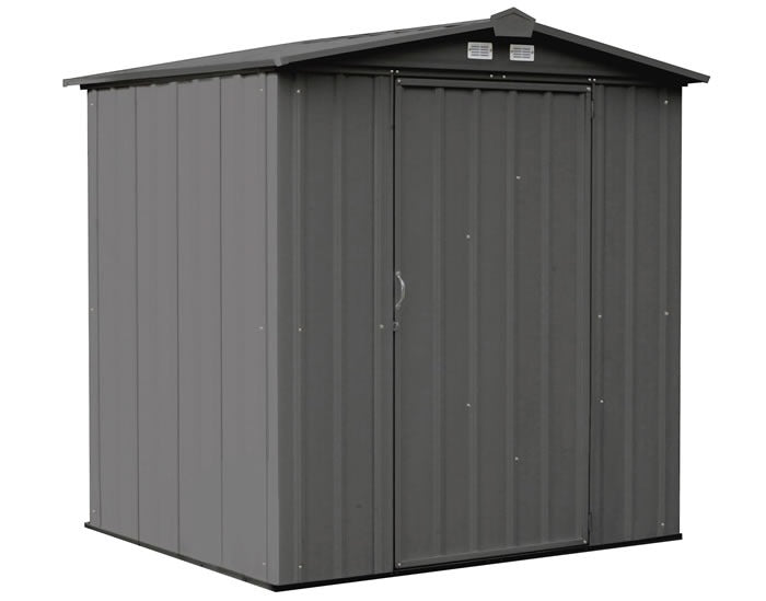 arrow 6×5 ezee storage shed kit – charcoal arrow 6×5 ezee storage shed kit – charcoal