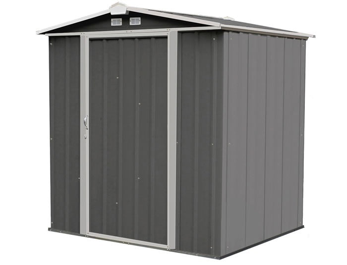 arrow 6×5 ezee storage shed kit – charcoal & cream arrow 6×5 ezee storage shed kit – charcoal & cream