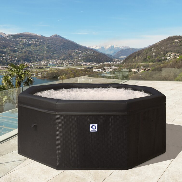 avenli aegean 6 person rigid foam wall portable hot tub spa avenli aegean 6 person rigid foam wall portable hot tub spa