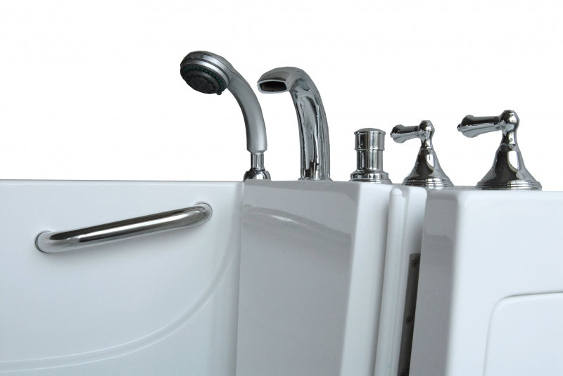avora bath walk in left hand soaker tub 53x26x36