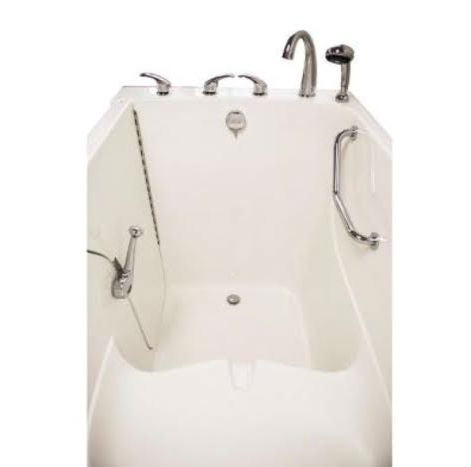avora bath walk in left hand soaker tub 55x35x41