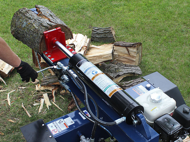 iron and oak 30 ton horizontal log splitter (bhh3013gx)