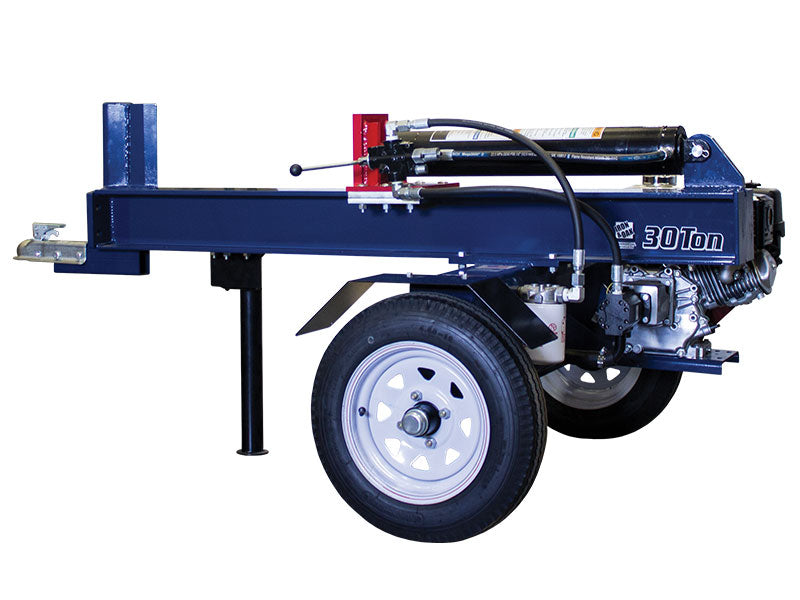 iron and oak 30 ton horizontal log splitter (bhh3013gx)
