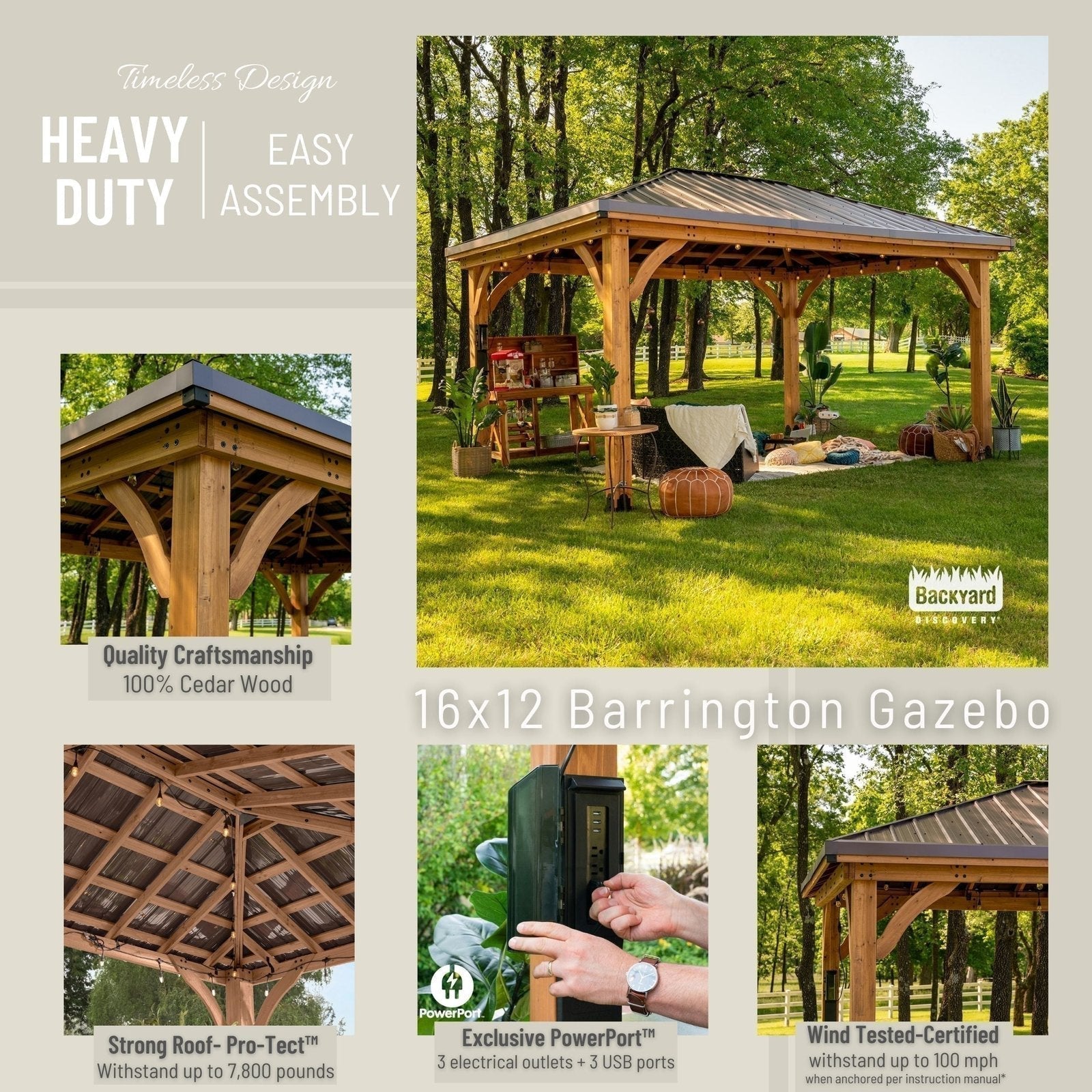 16×12 barrington gazebo 16×12 barrington gazebo