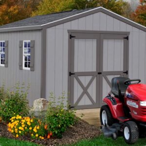 elm 10×16 wood storage shed kit – all pre cut