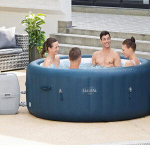 chicago 54 jet hot tub with led light