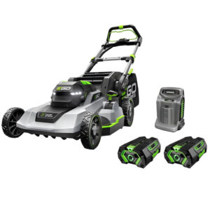ego 21 inch self propelled mower touch drive with 4.0ah battery 2pk and rapid charger
