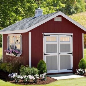 ez fit homestead 8×10 wood storage shed kit