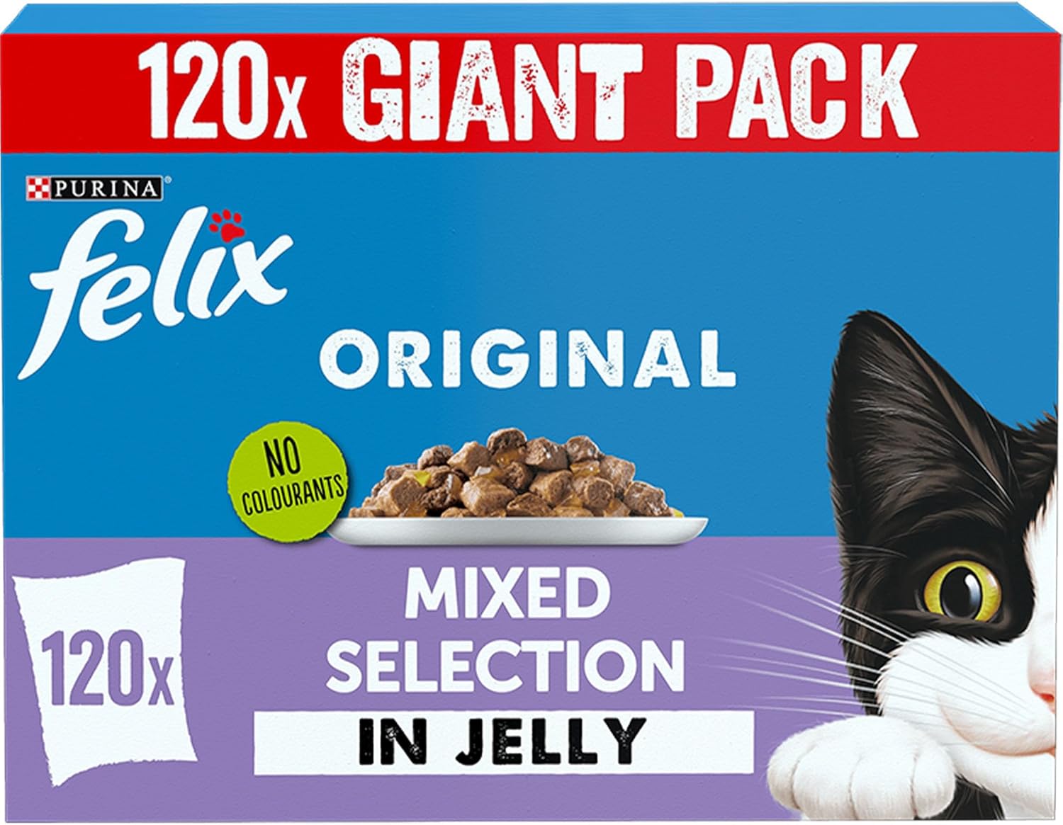 felix original mixed selection in jelly wet cat food 120x85g felix original mixed selection in jelly wet cat food 120x85g