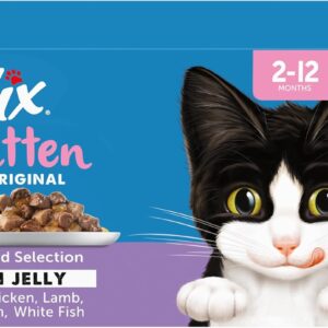 felix original kitten mixed selection in jelly wet cat food 40x85g