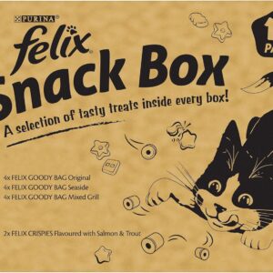 felix mixed snack box cat treats 810g