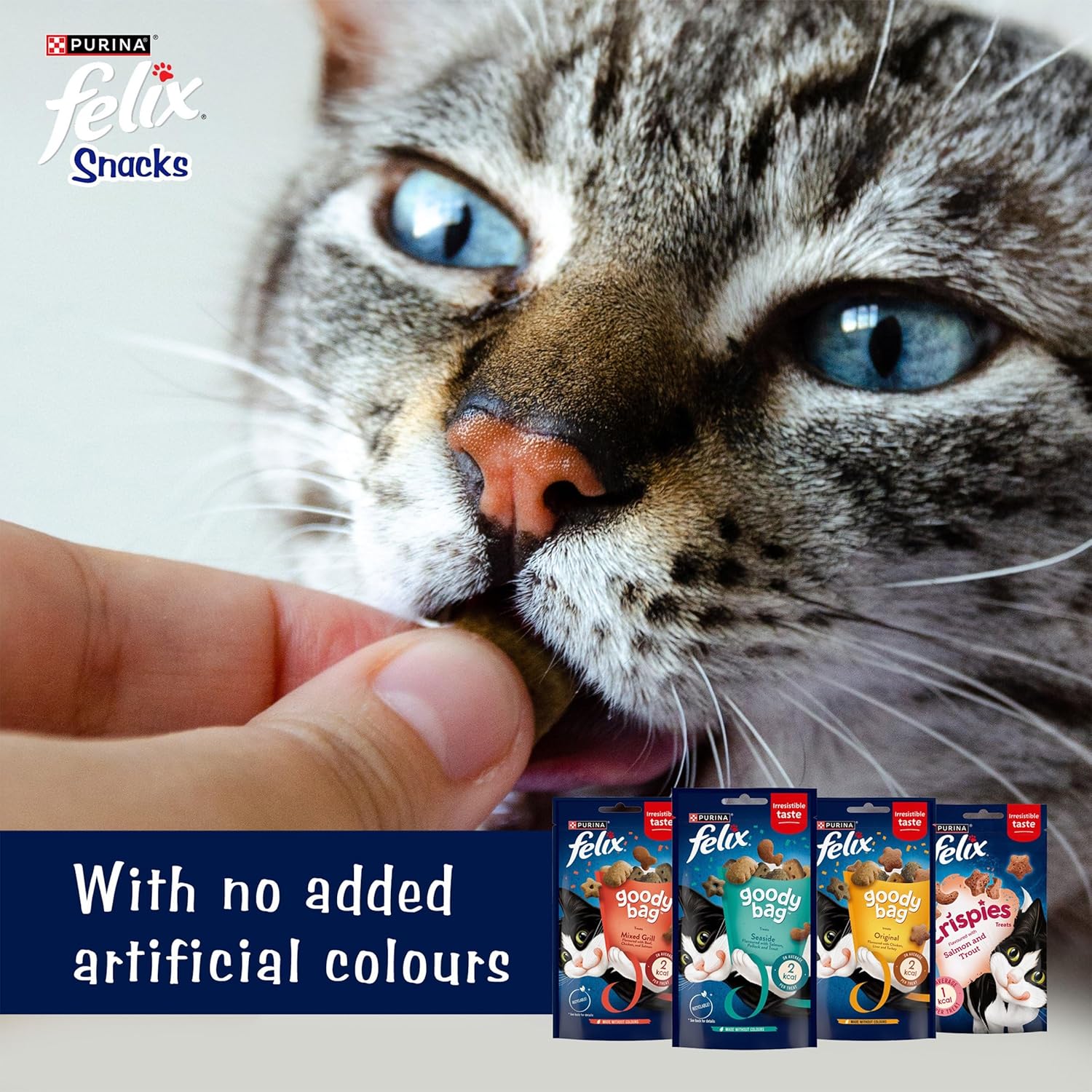felix mixed snack box cat treats 810g felix mixed snack box cat treats 810g