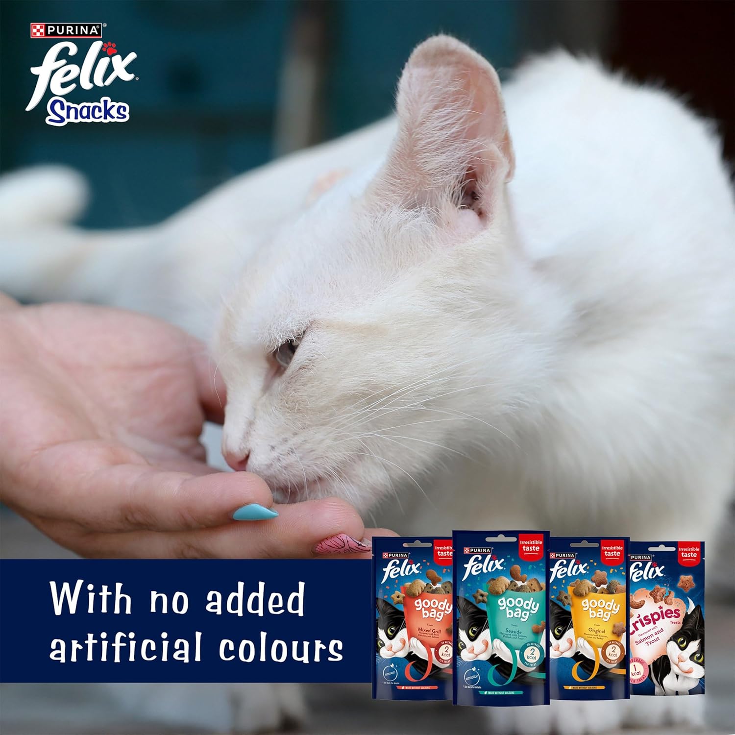 felix mixed snack box cat treats 810g felix mixed snack box cat treats 810g