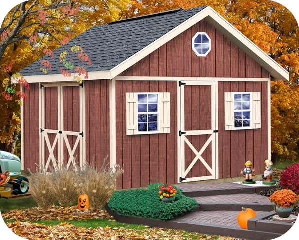 fairview 12×16 wood storage shed kit – all pre cut fairview 12×16 wood storage shed kit – all pre cut