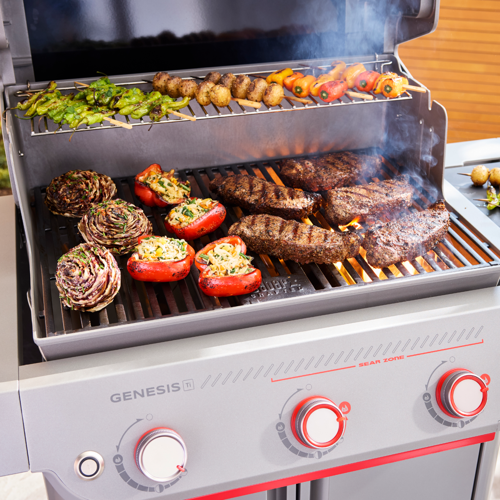 genesis® e 325w gas grill titanium edition (natural gas) genesis® e 325w gas grill titanium edition (natural gas)