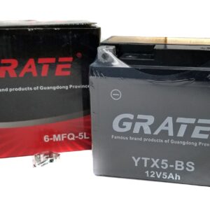 grate ytx5 bs 12v5ah motorcycle battery 6 mfq 5l