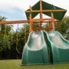 outing w/ dual slides swing set outing w/ dual slides swing set