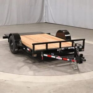 interstate 6.5 x 12 single axle tilt 5k trailer