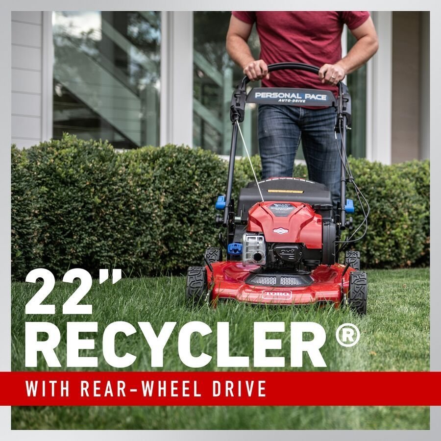 toro recycler with personal pace 22 in gas self propelled lawn mower with 163 cc briggs and stratton engine toro recycler with personal pace 22 in gas self propelled lawn mower with 163 cc briggs and stratton engine