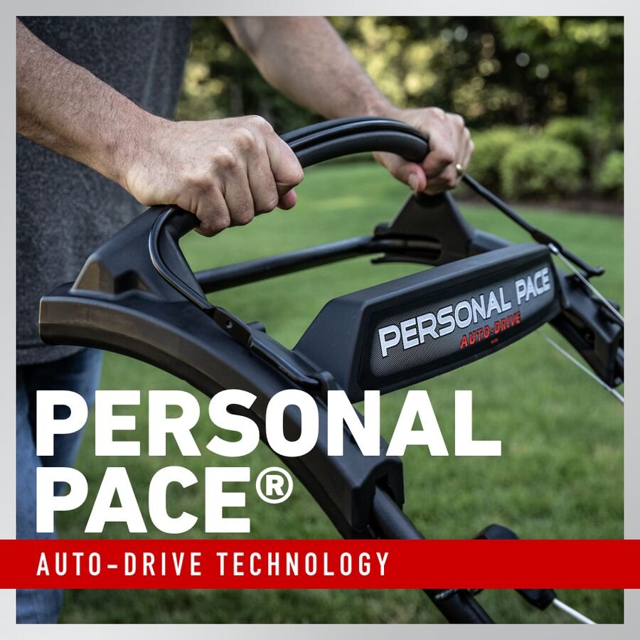21 in. super recycler personal pace smartstow 190cc briggs&stratton electric start self propelled walk behind lawn mower