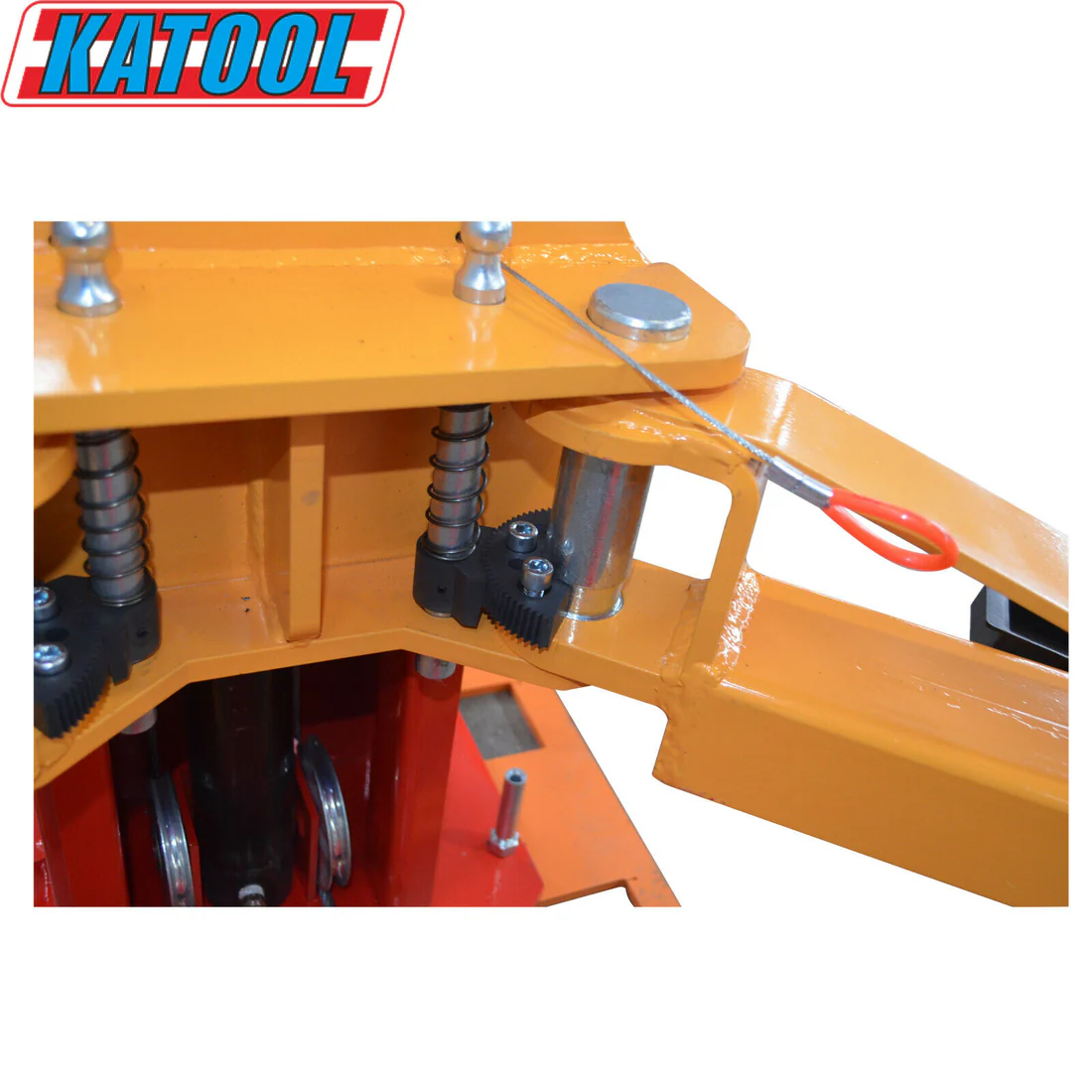 m120 12,000lbs two post clear floor vehicle lift by katool
