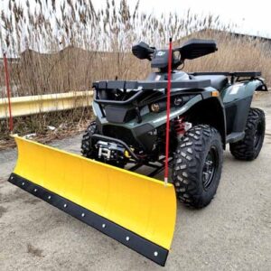 msa 400 atv 400cc with snow plow 4 x 4 hi/low gears – msa 400 with plow – dark green