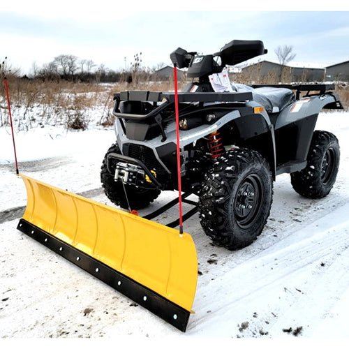 msa 400 atv 400cc with snow plow 4 x 4 hi/low gears – msa 400 with plow – grey